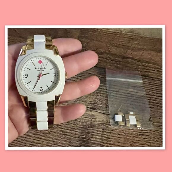 Kate Spade Skyline Quartz White Dial Women's Analog Watch - Picture 2 of 5